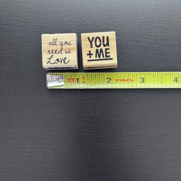 Wood Mounted Rubber Stamps Bundle of 4 - Picture 3 of 12